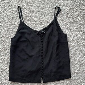 Madewell Black Silk Camisole